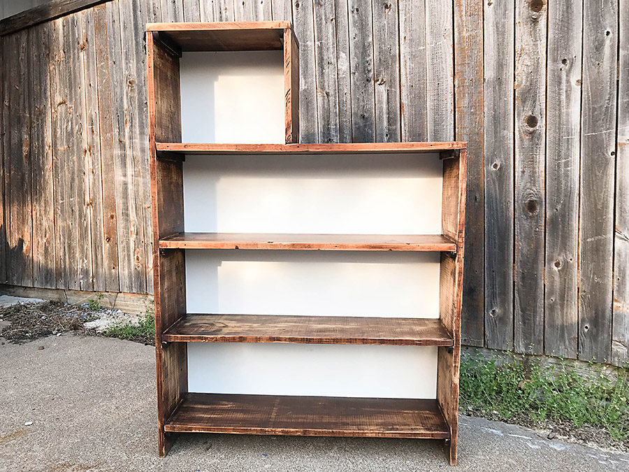 How to Refurbish an Old Bookcase - Our Handcrafted Life