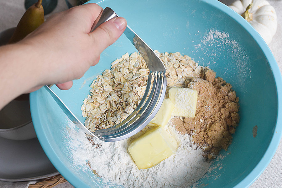 Apple Crisp and Homemade Whipped Cream - Our Handcrafted Life