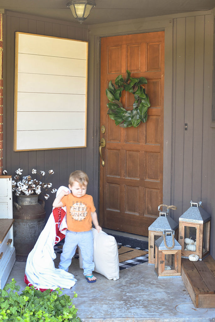 How to Create a Neutral Fall Front Porch Style - Our Handcrafted Life