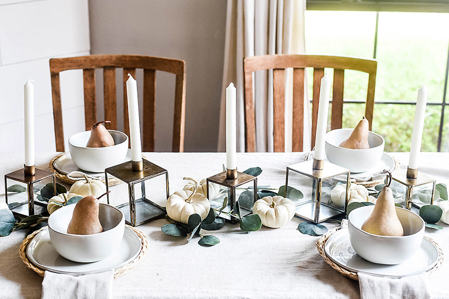 How to Create a Neutral Fall Table Style - Our Handcrafted Life