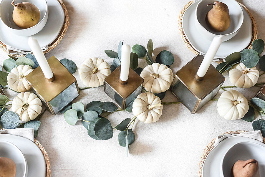 Casual and Neutral Fall Table Style - Our Handcrafted Life