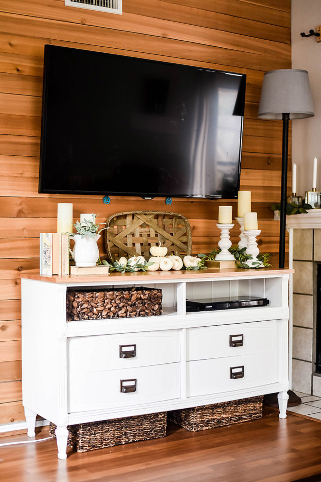 How to Turn a Dresser into a TV Stand - Our Handcrafted Life