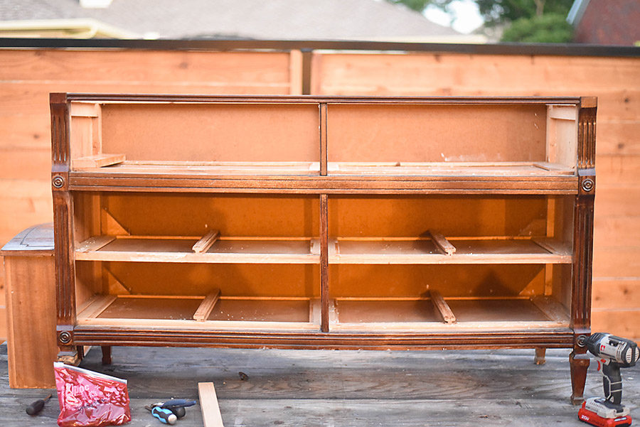 How to Turn a Dresser into a TV Stand - Our Handcrafted Life