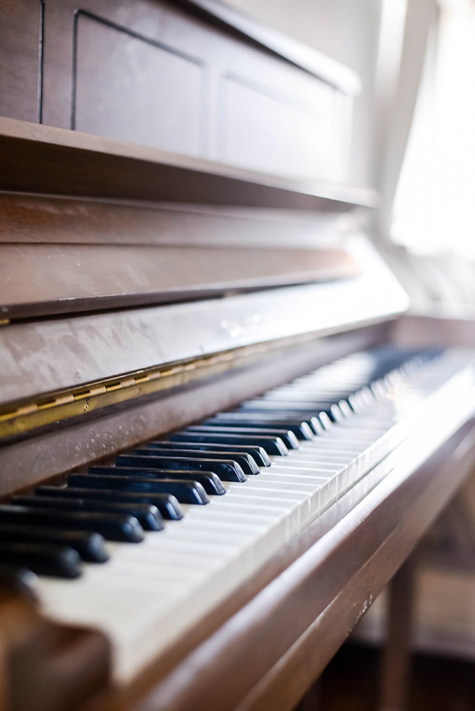 Living Room Renovation - Piano and Hymnal Wall Art Instillation - Our Handcrafted Life