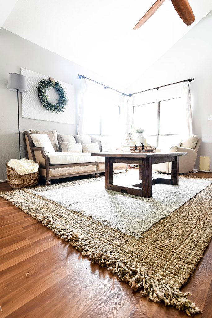 One Room Challenge - Living Room Rugs and Furniture - Our Handcrafted Life