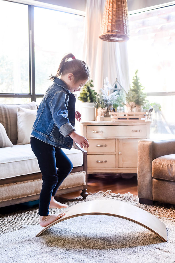 Waldorf Wood Rocker - Fewer Better Toys Gift Guide for Intentional and Purposeful Toys - Our Handcrafted Life