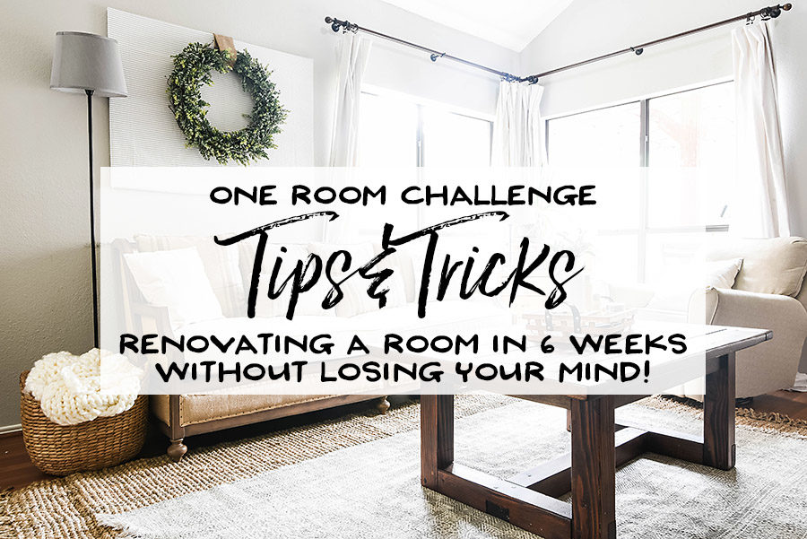 One Room Challenge - Tips and Tricks - Our Handcrafted Life Header