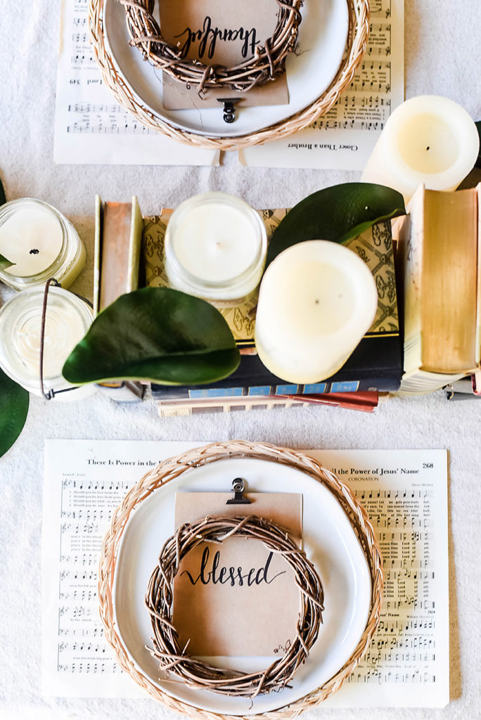 Thanksgiving Tablescape Style - Our Handcrafted Life