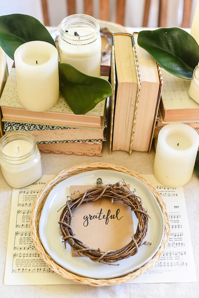 Thanksgiving Tablescape Style - Our Handcrafted Life