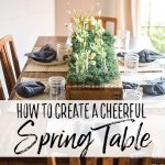 Spring Tablescape - Our Handcrafted Life
