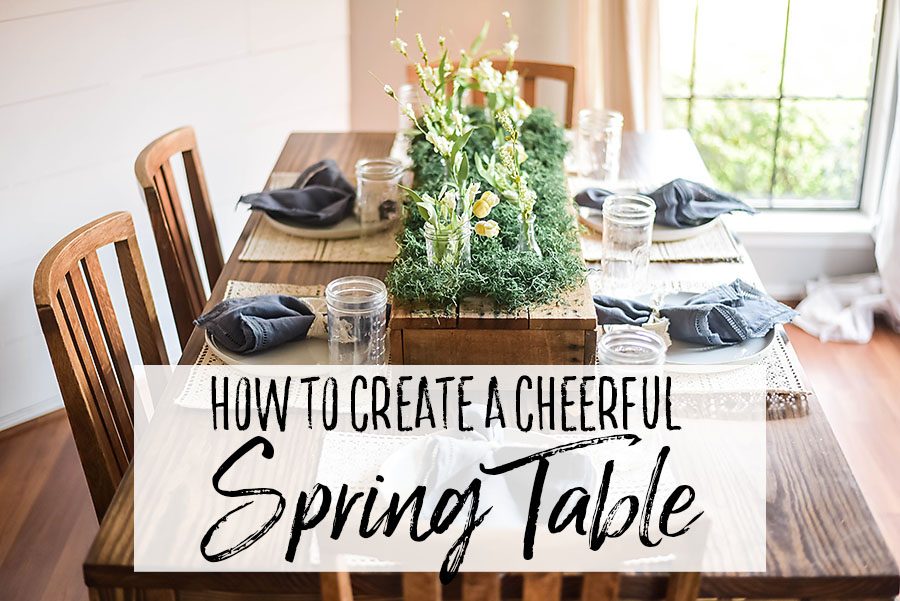 Spring Tablescape - Our Handcrafted Life