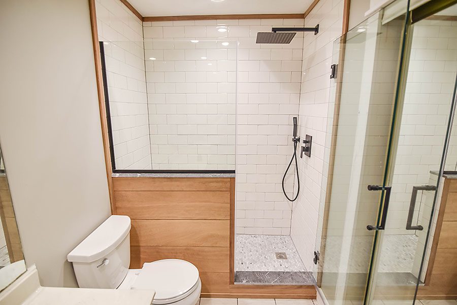 Master Bathroom Renovation Converting, Convert Bathtub To Walk In Shower