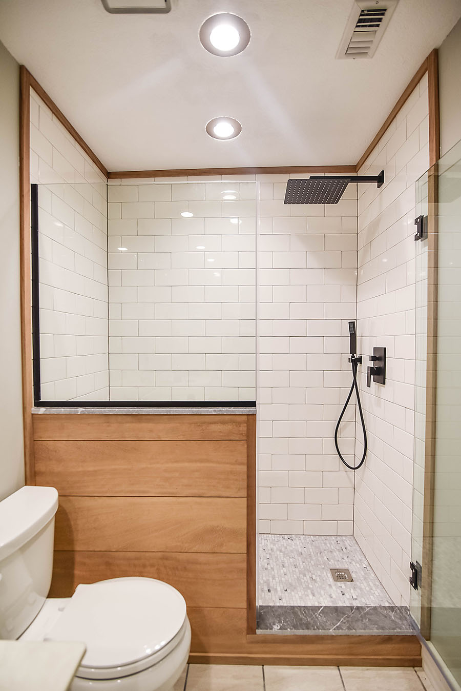 Master Bathroom Renovation Converting A Bathtub Into A Walk In Shower Our Handcrafted Life