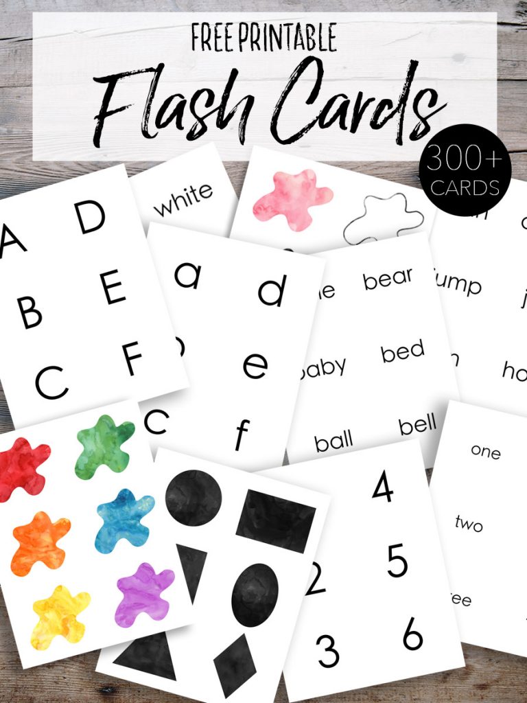 Free flashcards for kids - Free printable flash cards - Totcards