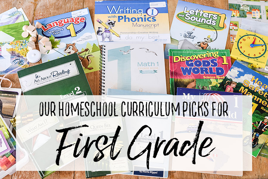 Homeschool 1st Grade Curriculum Picks - Our Handcrafted Life