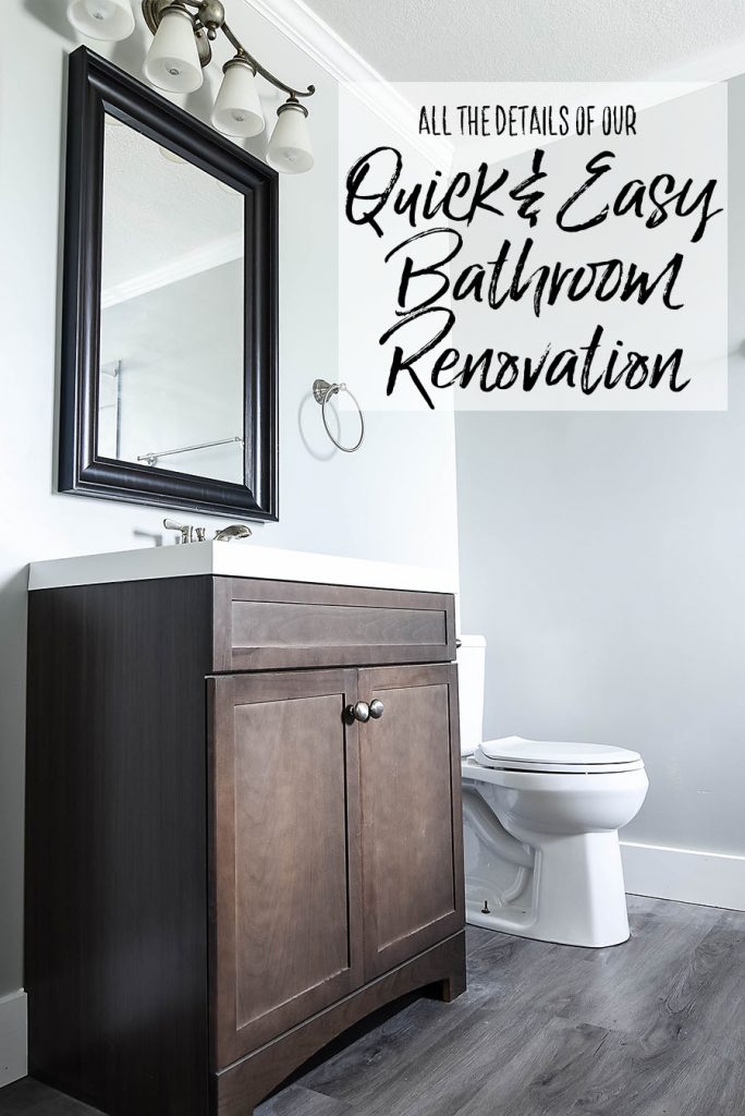 Tile can be intimidating and time consuming, which is why we've decided to renovate our guest bathroom with no tiles to make a completely tile-less bathroom. Here are our Guest Bathroom Design Plans