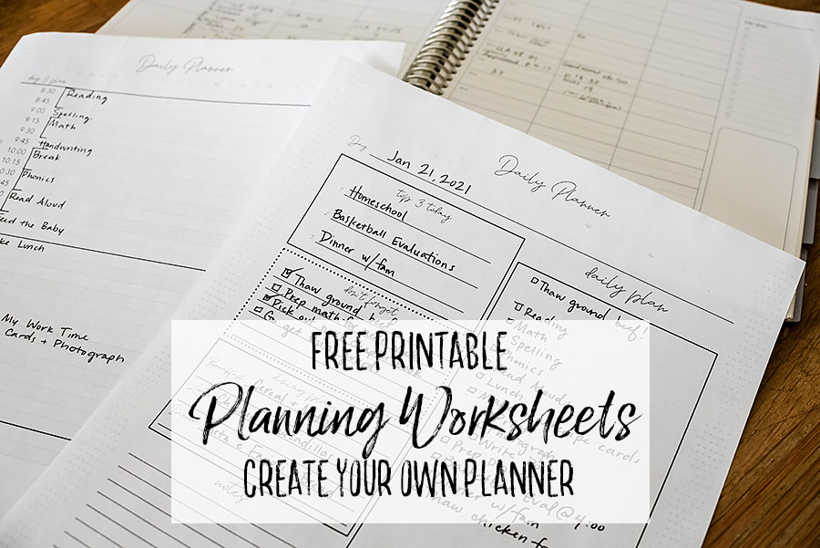 Bullet Journal Printable Daily Plan