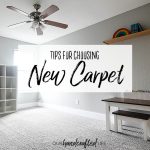 Grey Carpet Installation Reveal and Tips - Our Handcrafted Life Header