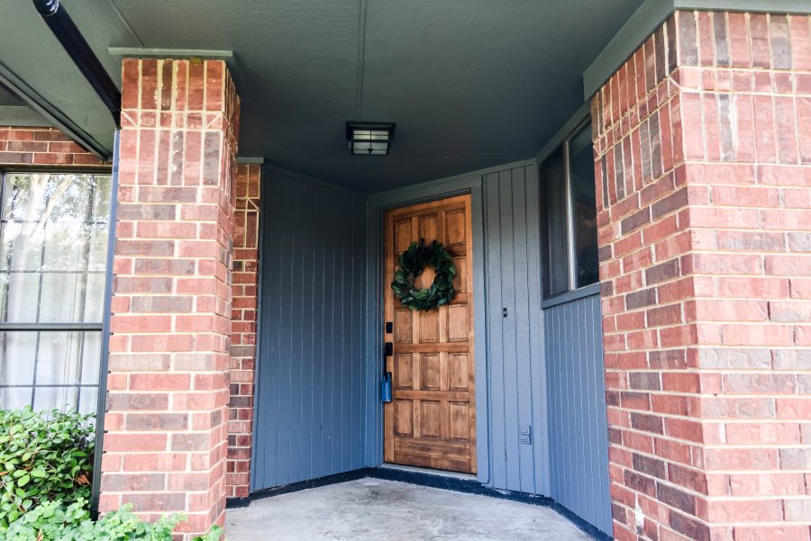 Exterior Paint Color - Dark Grey with Blue Undertones - Home Renovation Tour Details (31 of 32)
